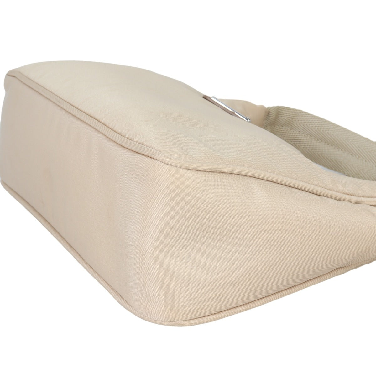 Prada Re-Edition 2000 Mini Tessuto Shoulder Bag (Beige)
