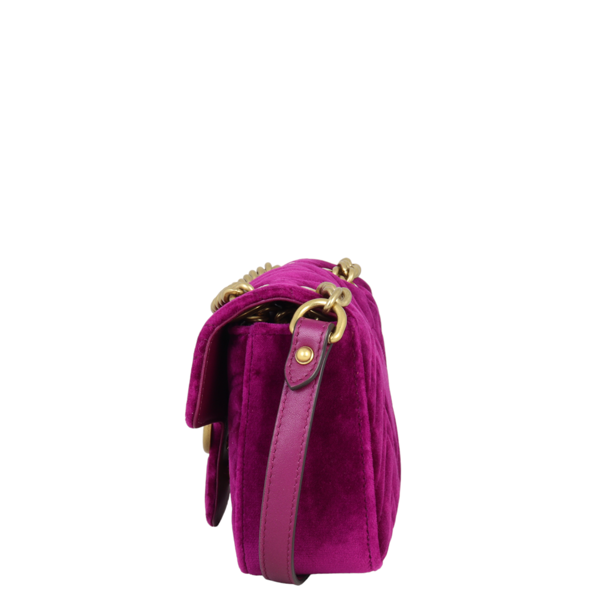 Gucci GG Marmont Velvet Mini Shoulder Bag
