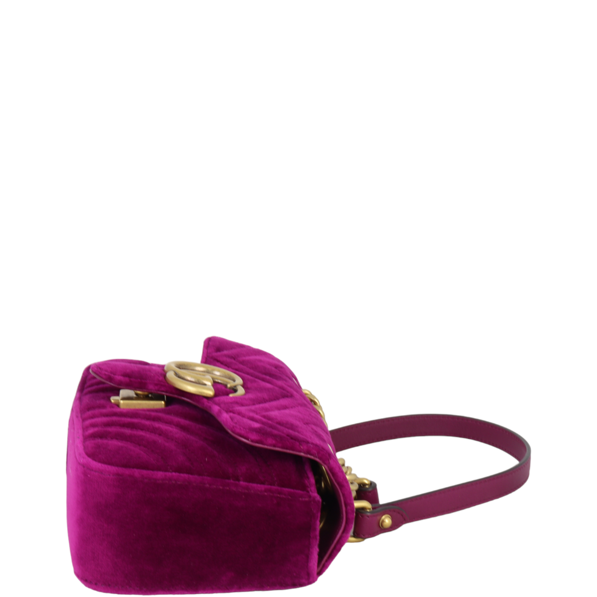 Gucci GG Marmont Velvet Mini Shoulder Bag
