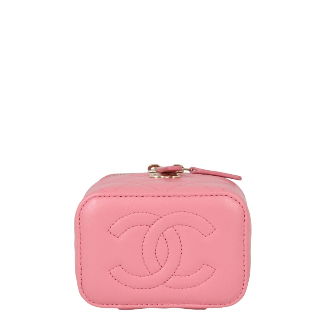 Chanel Top Handle Vanity Case Chain Bag Mini
