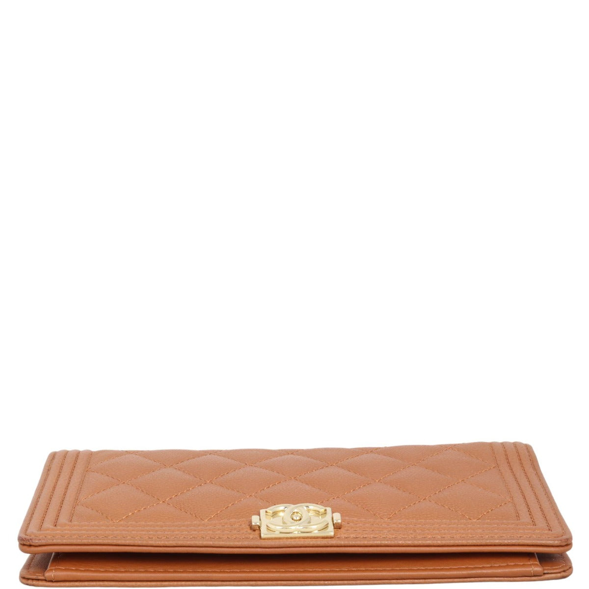 Chanel Boy Long Flap Wallet | Brown