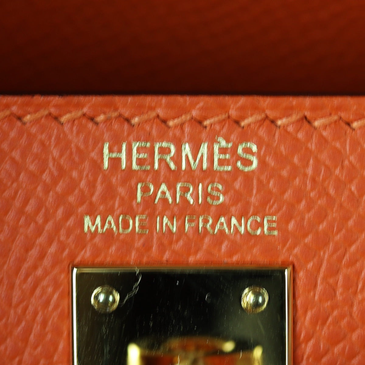 Hermes Kelly 25 Epsom Interior Stamp