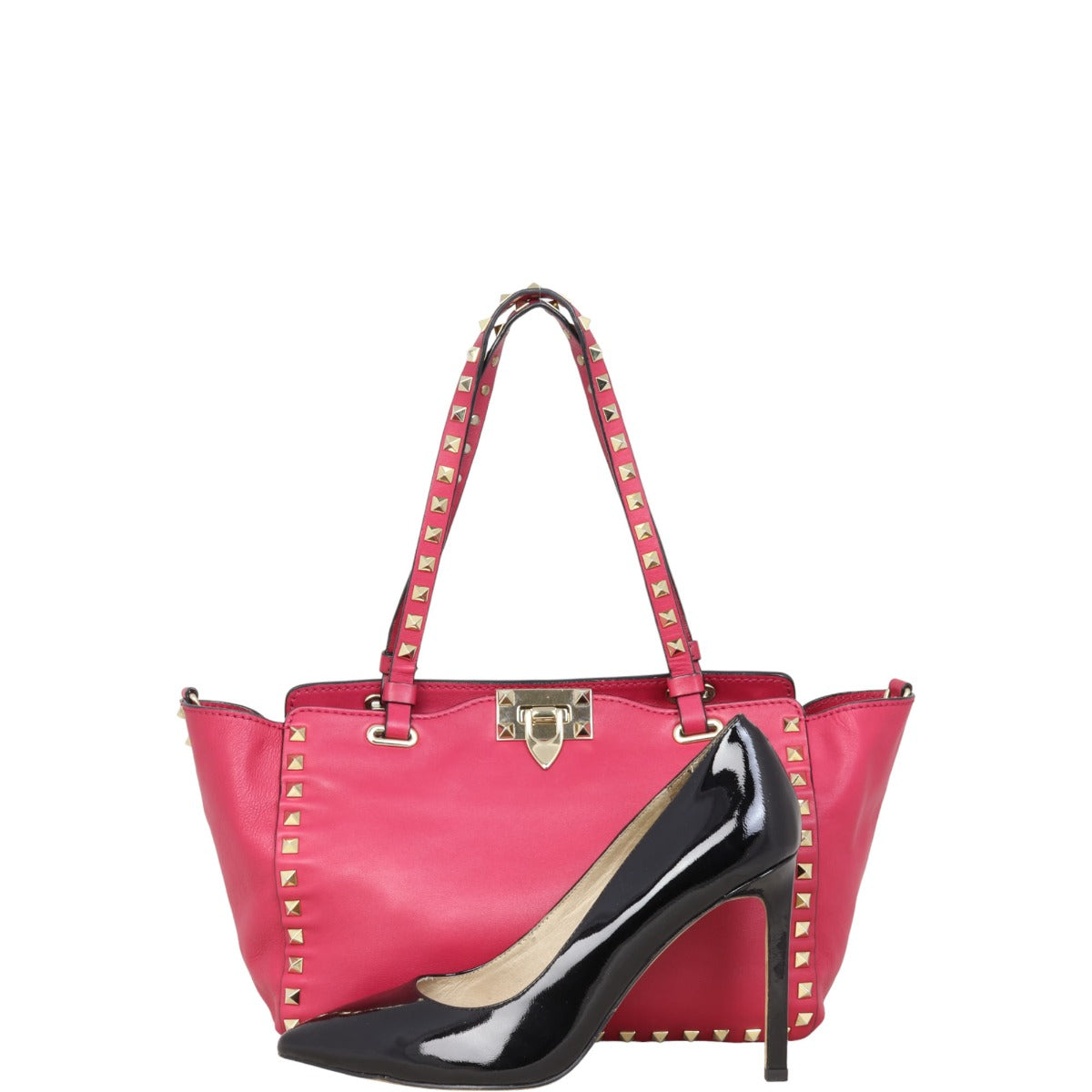 Valentino Rockstud Tote Small