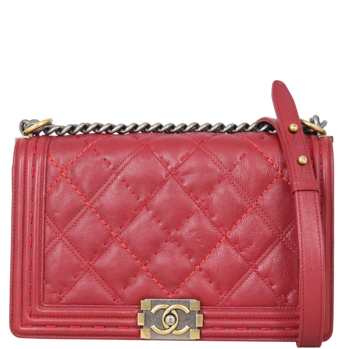 Chanel Boy New Medium Wild Stitch