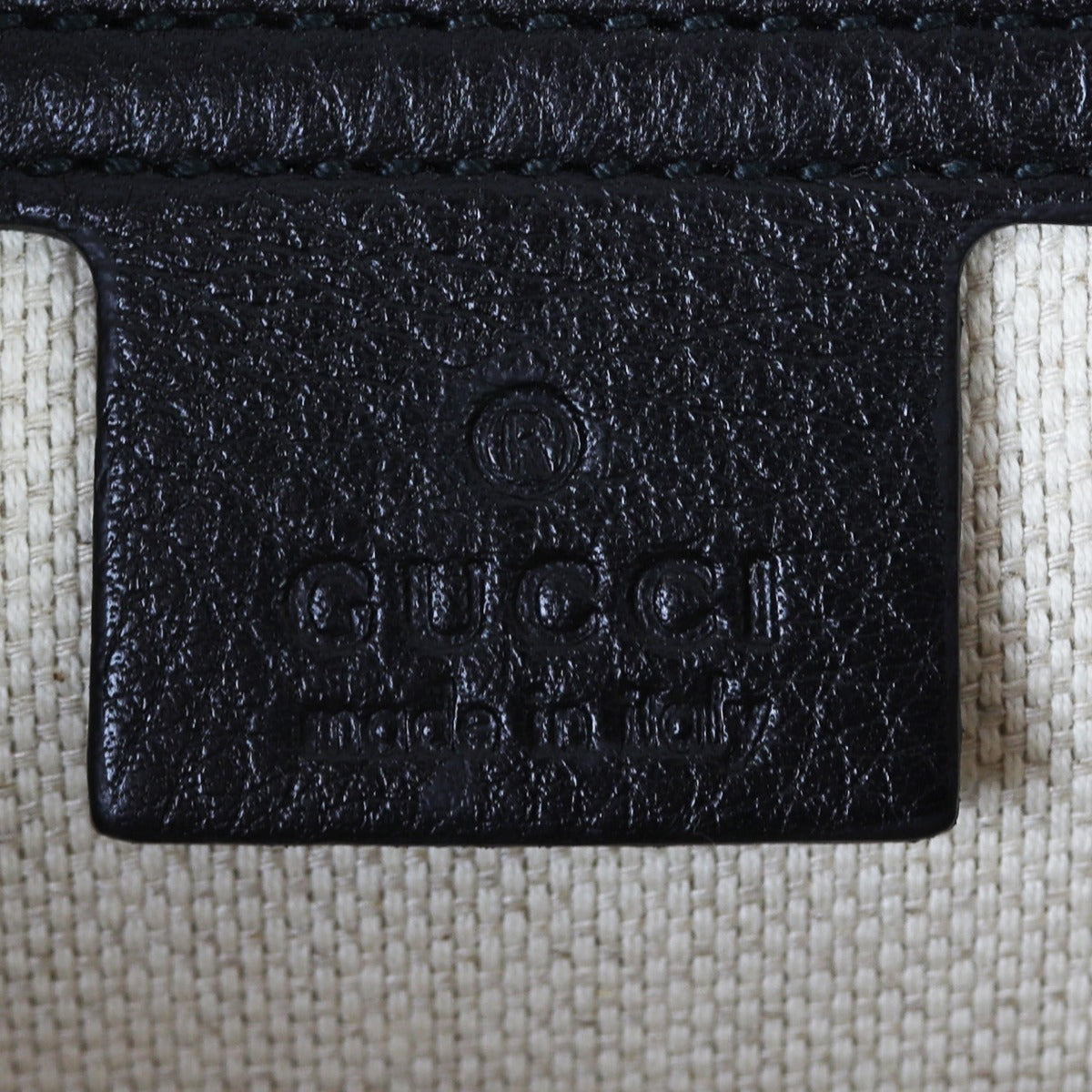 Gucci Soho Clutch Interior Stamp