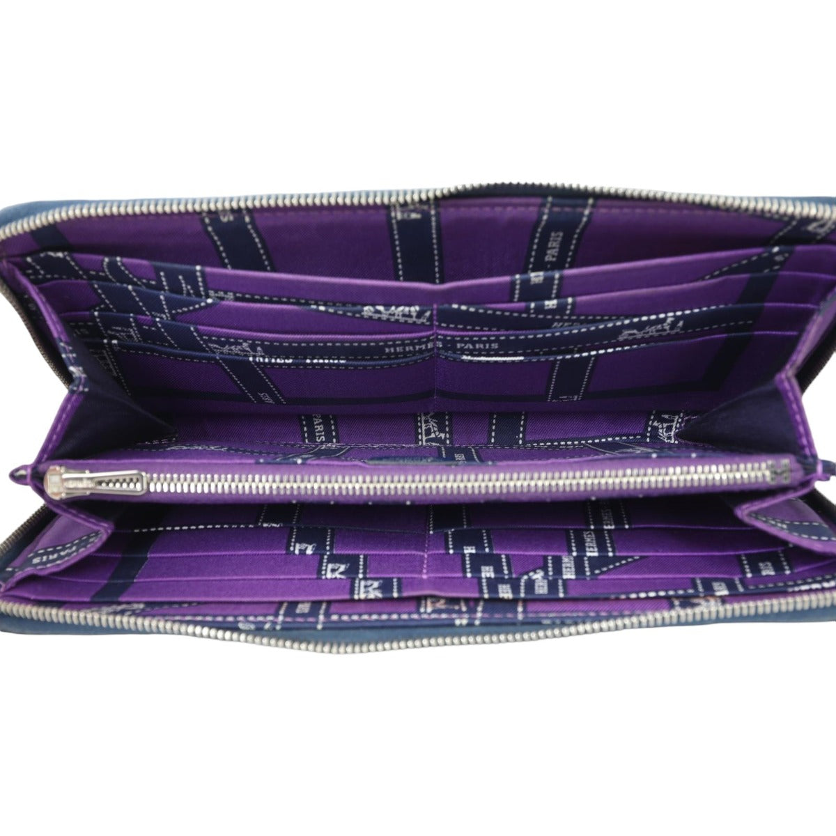 Hermes Silk'In Classic Long Wallet Epsom