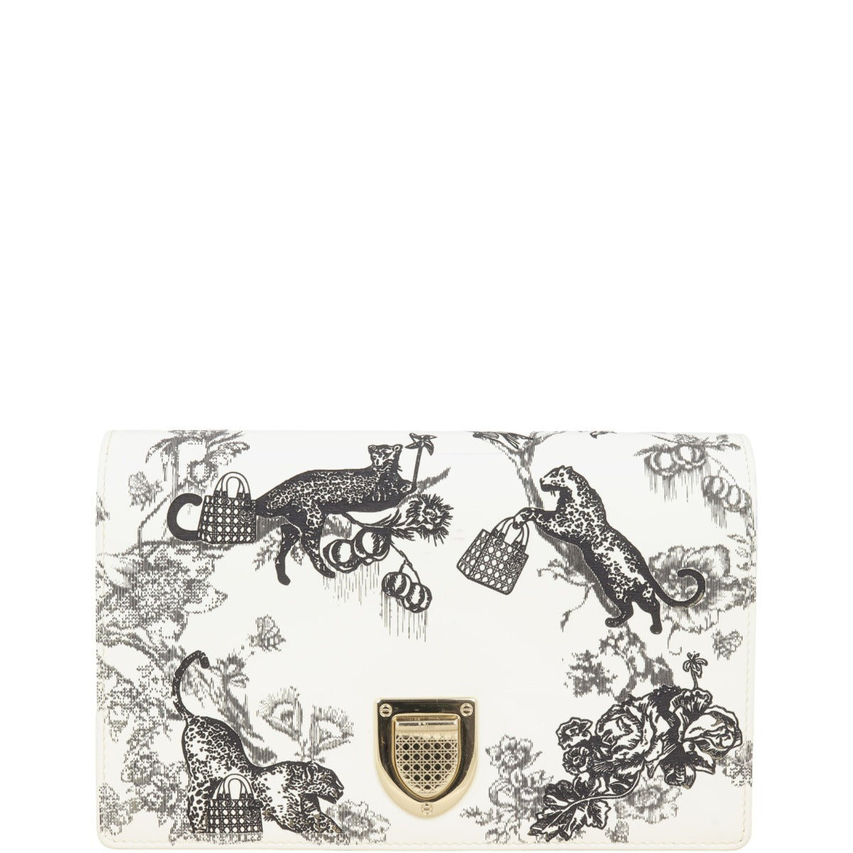 Dior Diorama Toile de Jouy Wallet On Chain