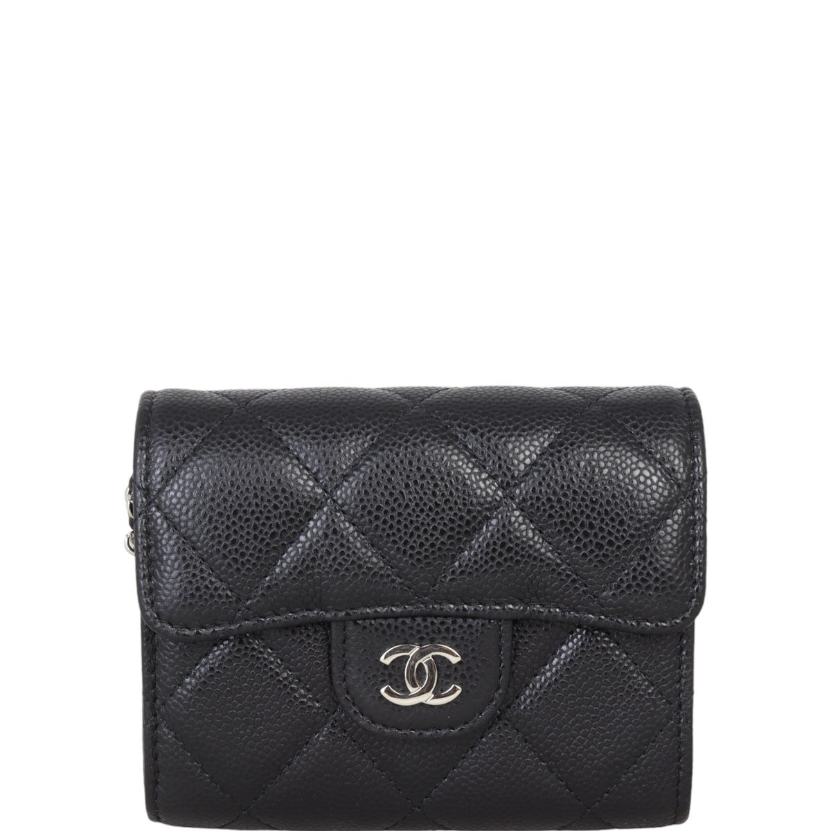 Chanel CC Card Holder on Chain | Black