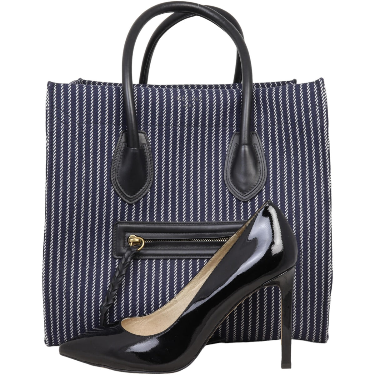 Celine Phantom Luggage Tote Canvas