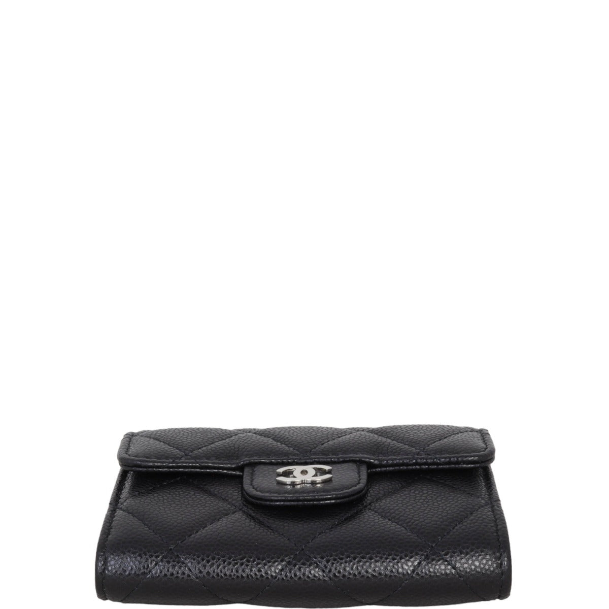 Chanel CC Card Holder on Chain | Black