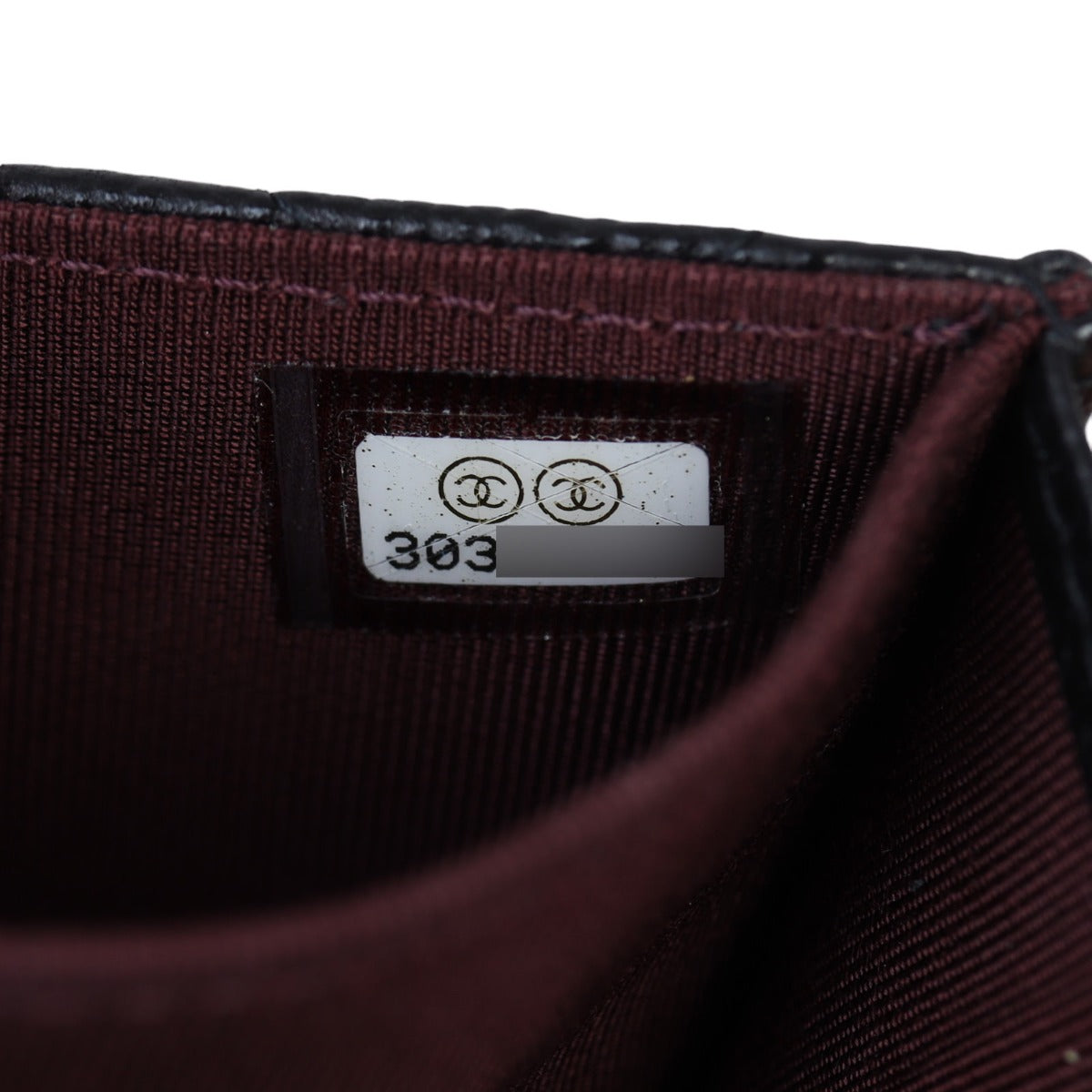 Chanel CC Card Holder on Chain | Black