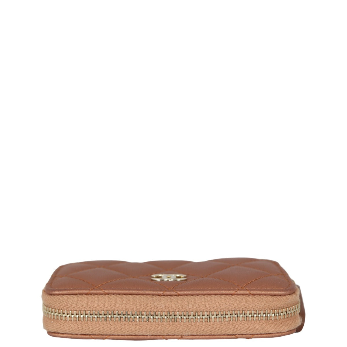 Chanel Classic Zipped Coin Purse | Bronze