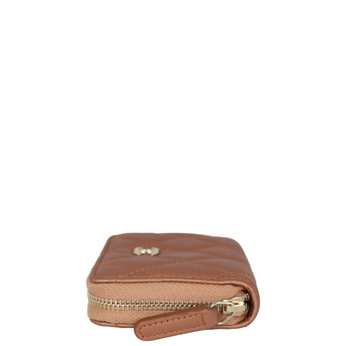 Chanel Classic Zipped Coin Purse | Bronze