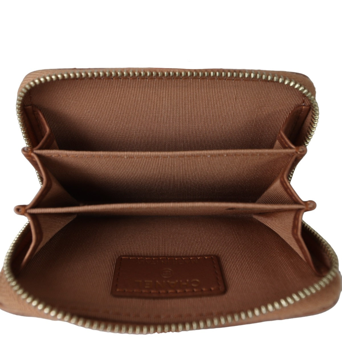 Chanel Classic Zipped Coin Purse | Bronze