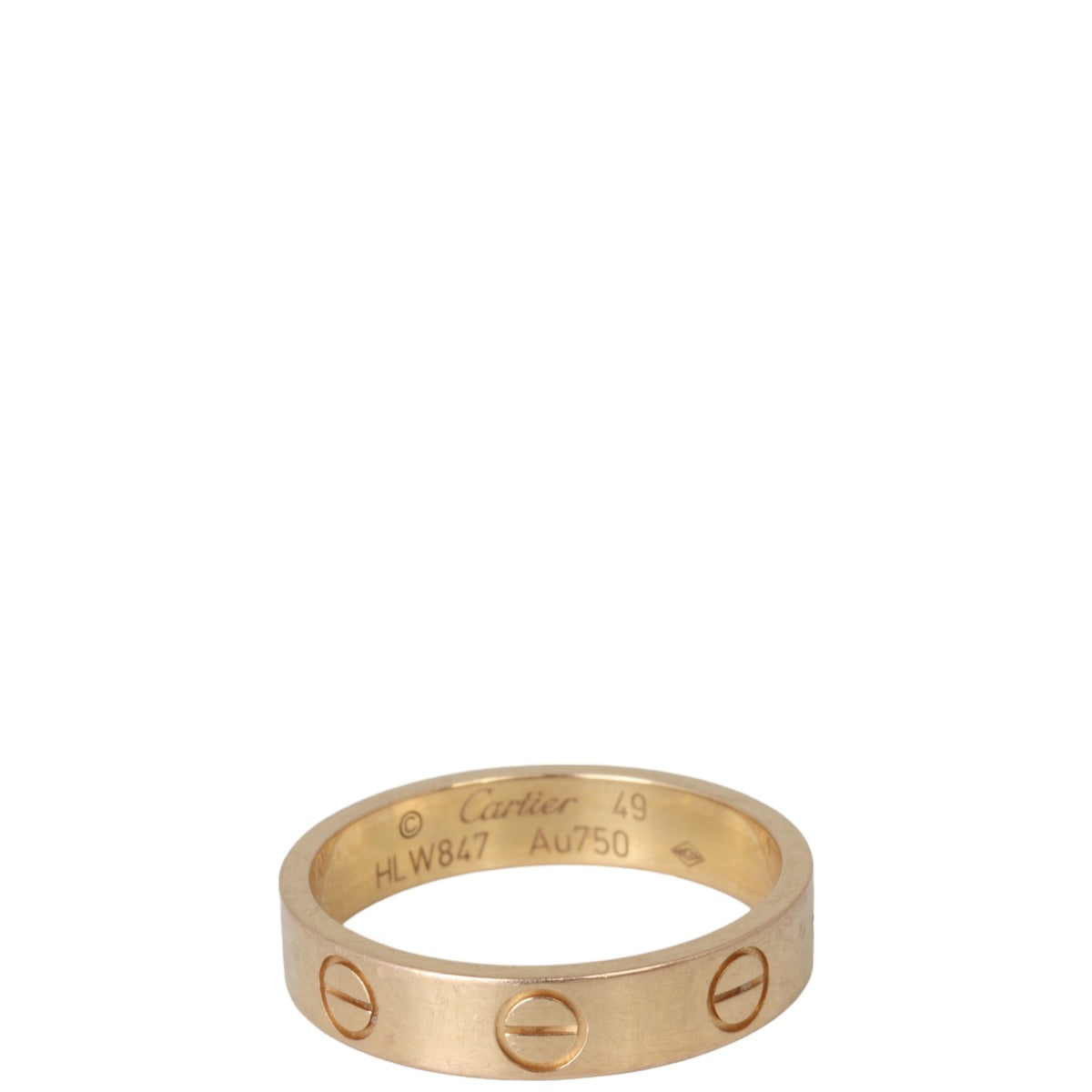 Cartier Love Wedding Band 18k Rose Gold