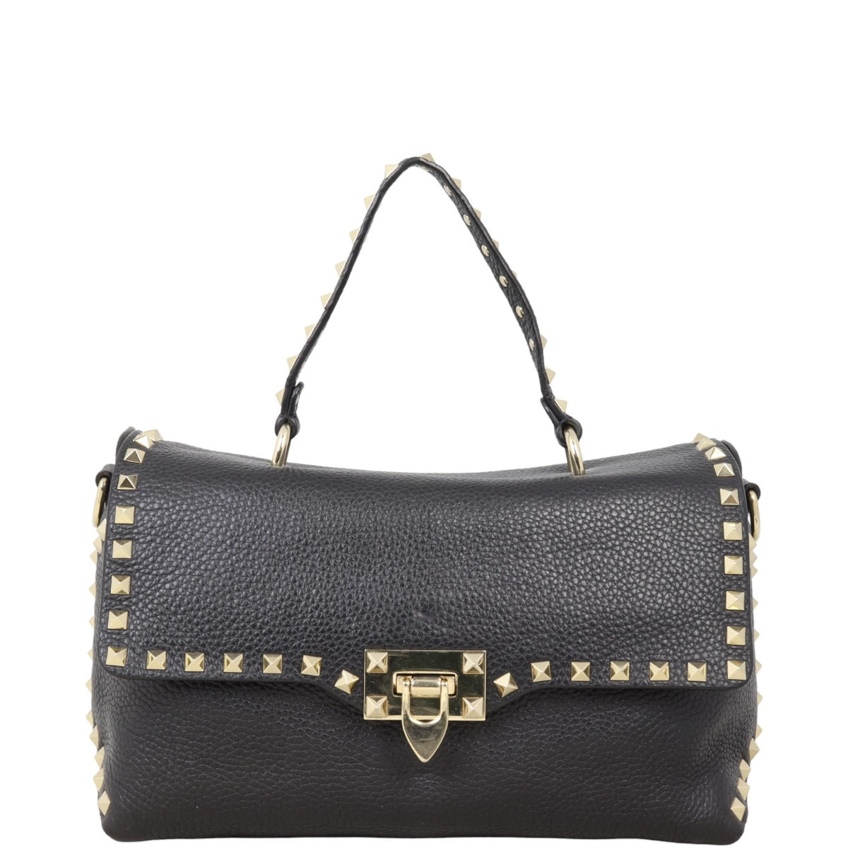Valentino Rockstud Top Handle Bag