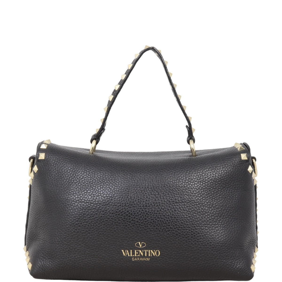 Valentino Rockstud Top Handle Bag