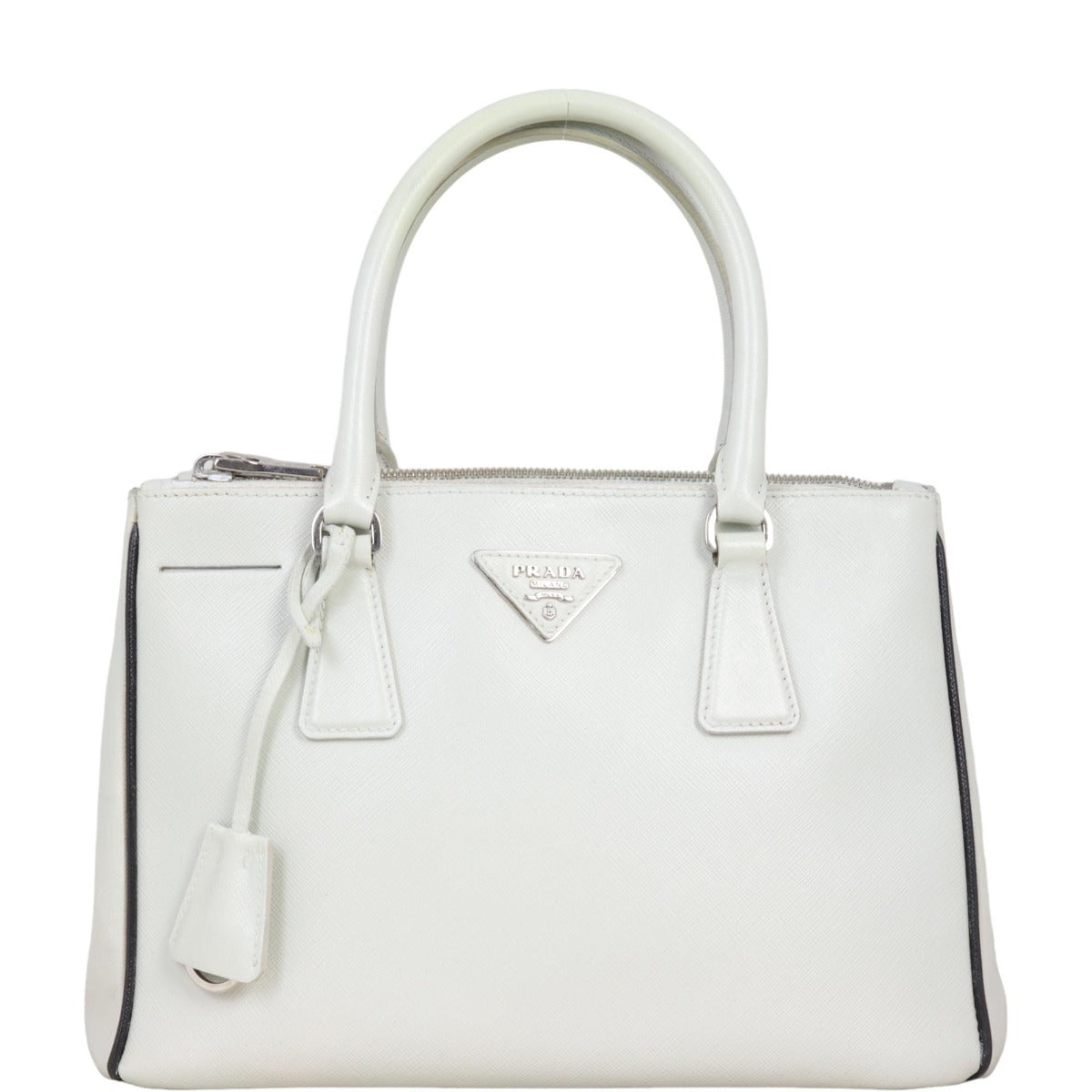 Prada Saffiano Lux Galleria Double Zip Tote Small