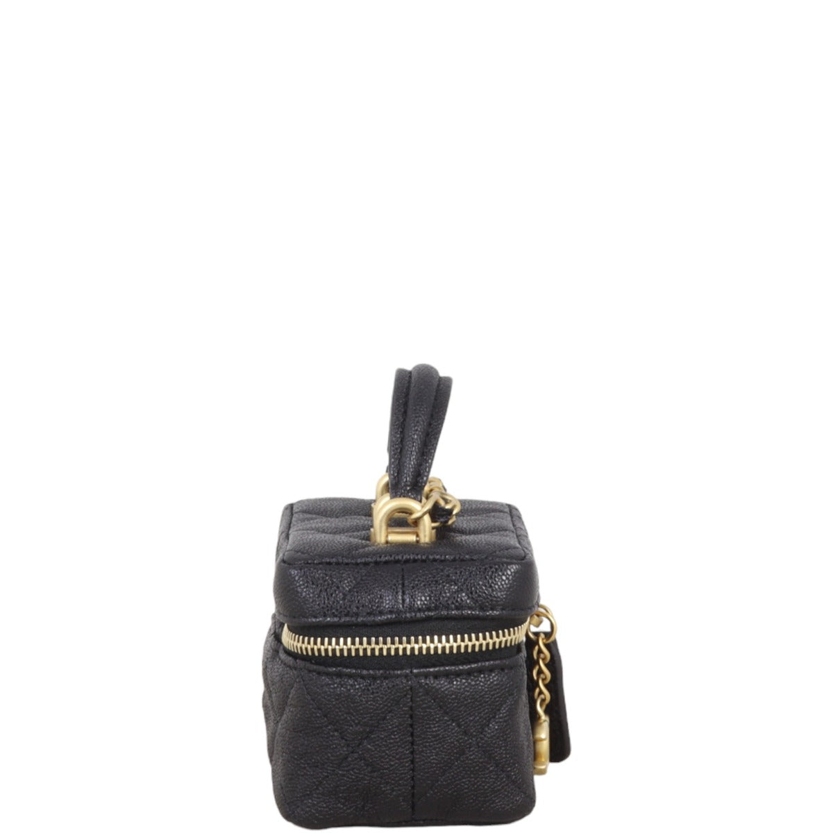 Chanel Top Handle Vanity Case Chain Bag Mini