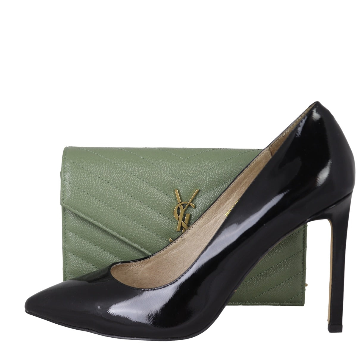 Saint Laurent Cassandre Envelope Chain Wallet