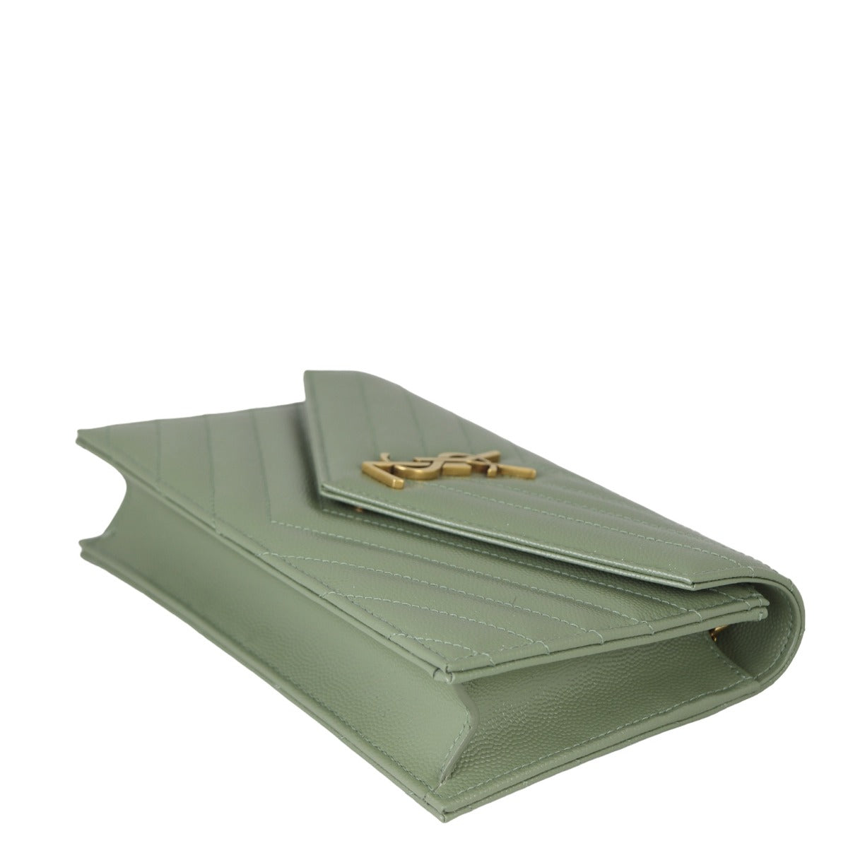 Saint Laurent Cassandre Envelope Chain Wallet