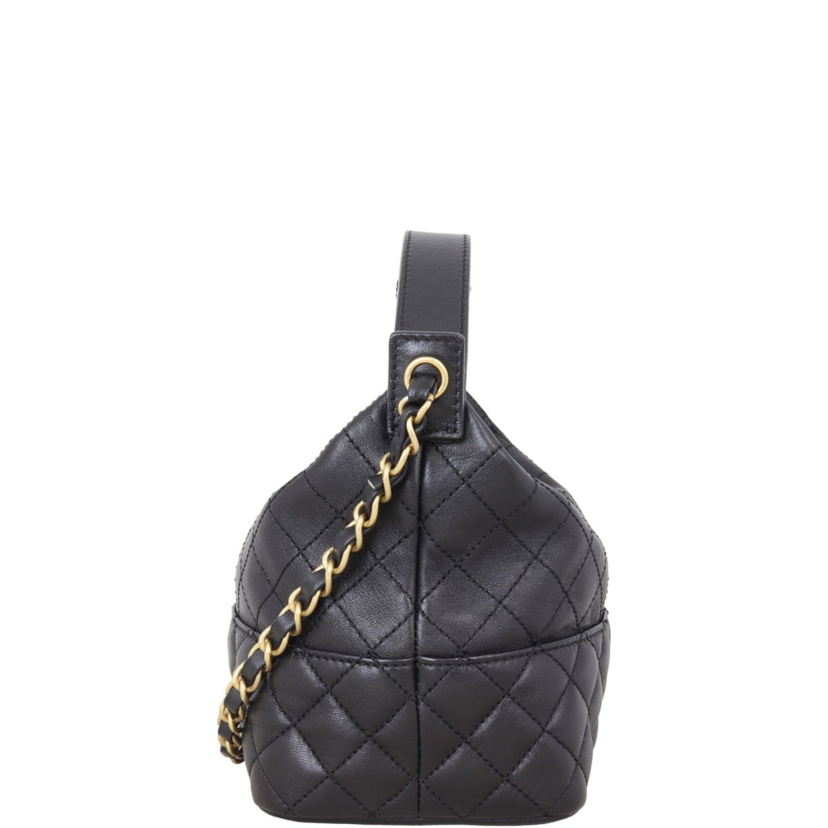 Chanel CC Quilted Hobo Bag