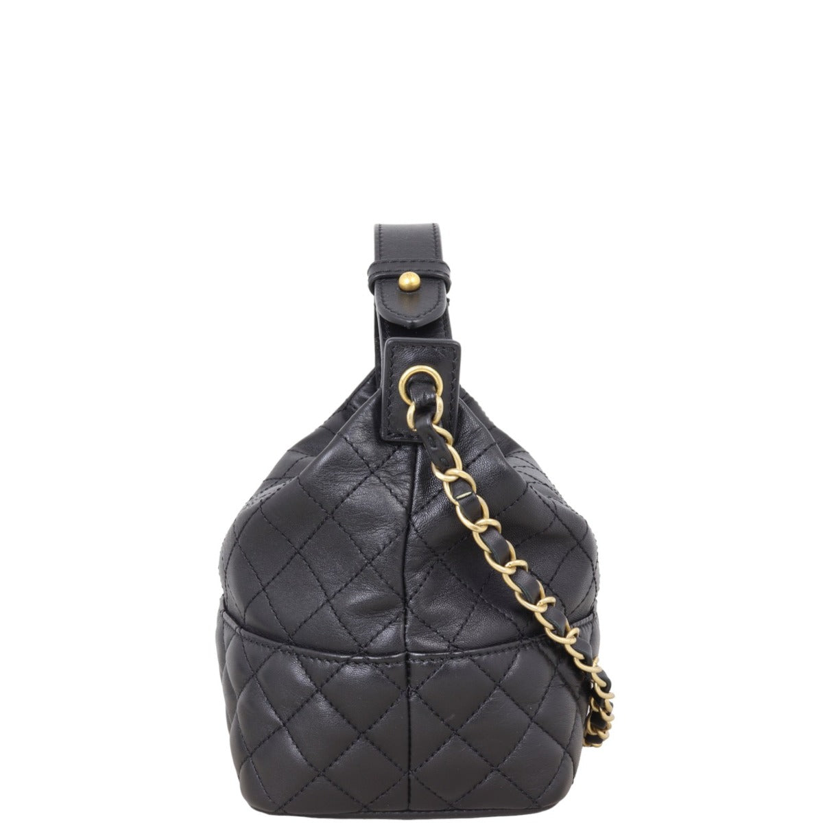 Chanel CC Quilted Hobo Bag