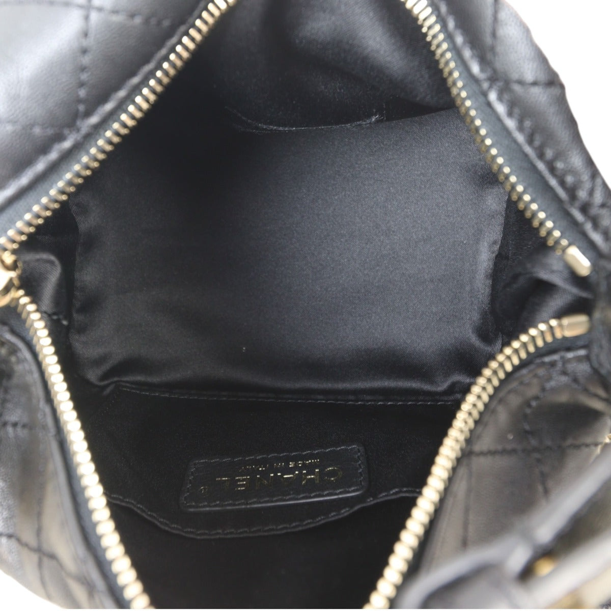 Chanel CC Quilted Hobo Bag