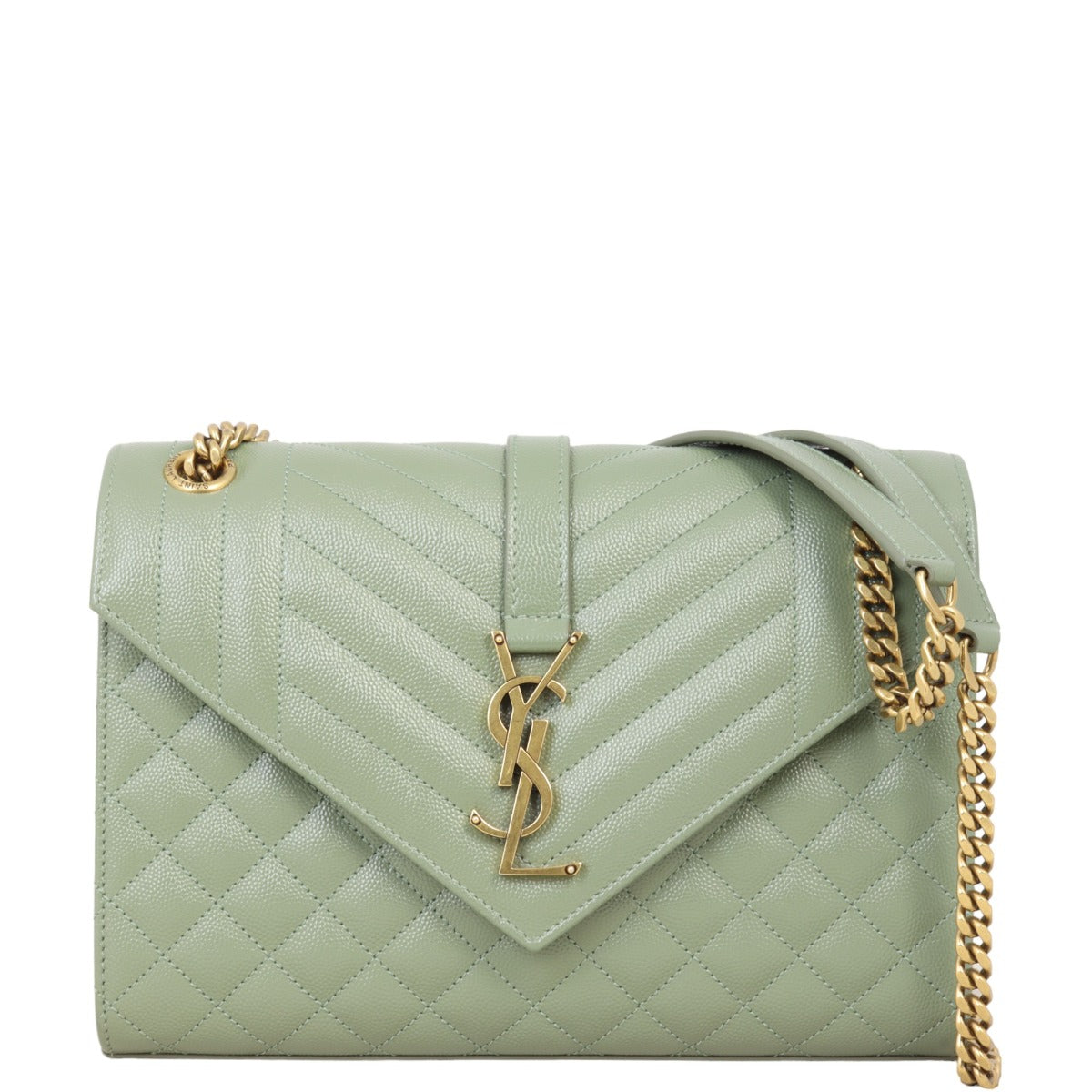 Saint Laurent Monogram Mix Matelasse Envelope Chain Bag Medium