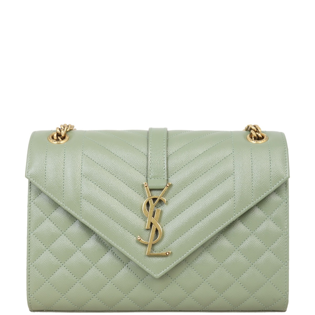 Saint Laurent Monogram Mix Matelasse Envelope Chain Bag Medium