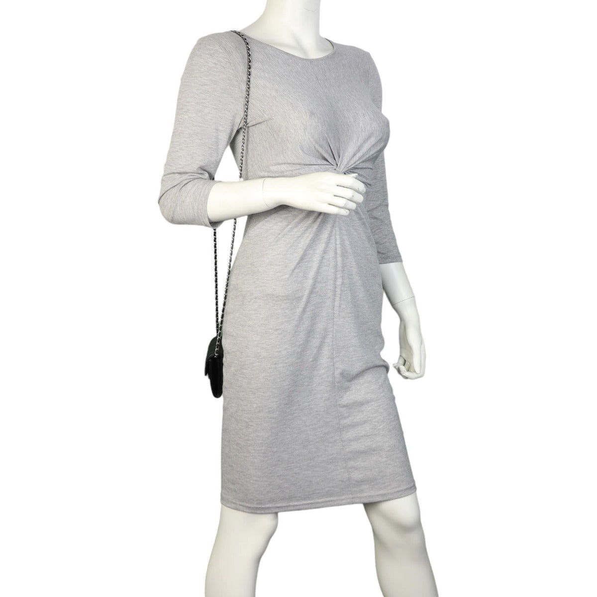 Chanel CC Card Holder on Chain | Black