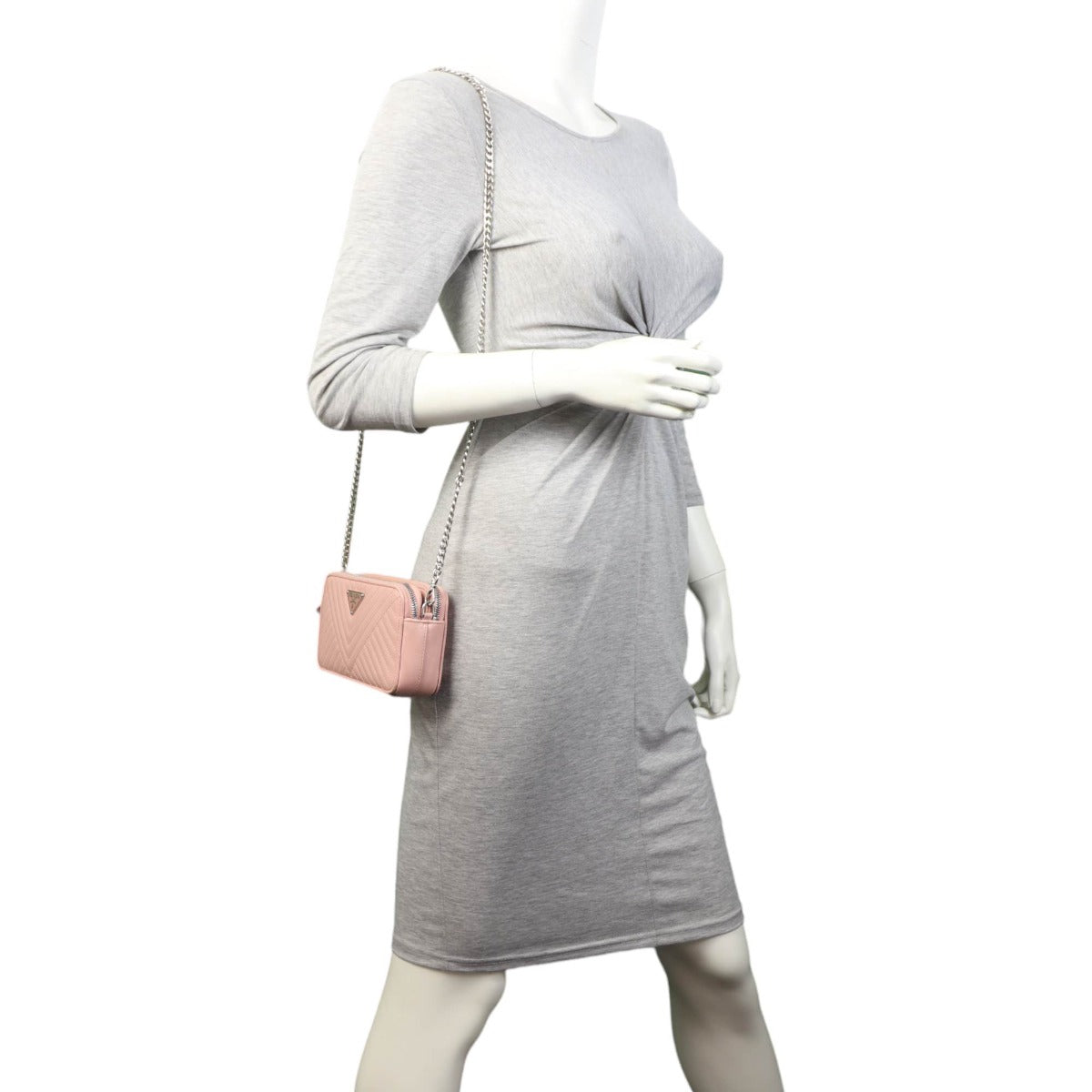 Prada Diagramme Nappa Mini Chain Shoulder Bag