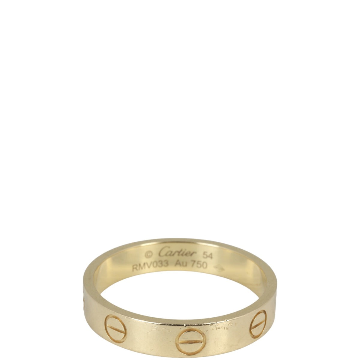 Cartier Love Wedding Band 18k Yellow Gold