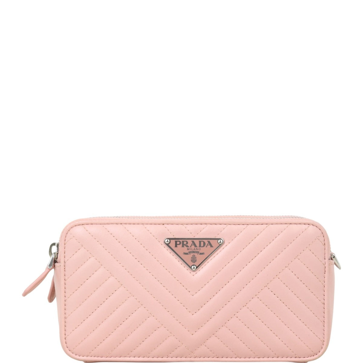 Prada Diagramme Nappa Mini Chain Shoulder Bag