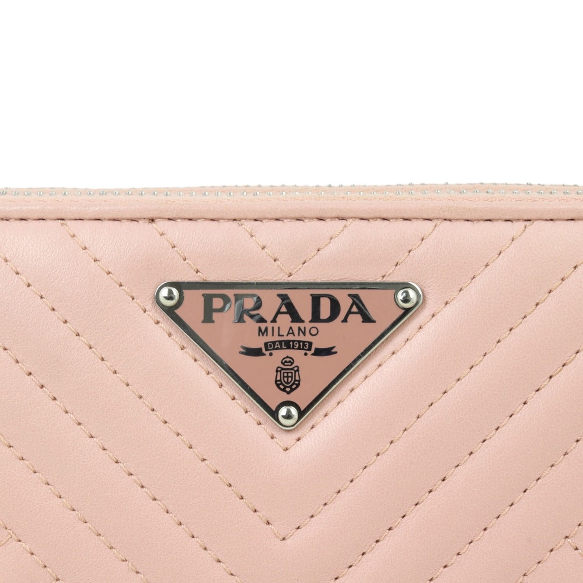 Prada Diagramme Nappa Mini Chain Shoulder Bag