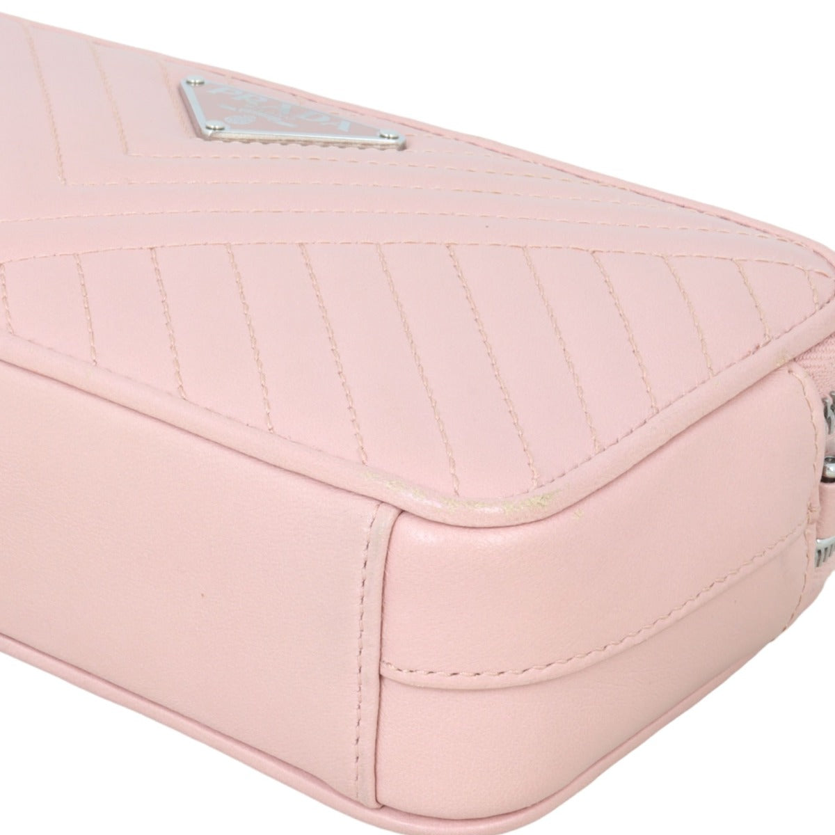 Prada Diagramme Nappa Mini Chain Shoulder Bag