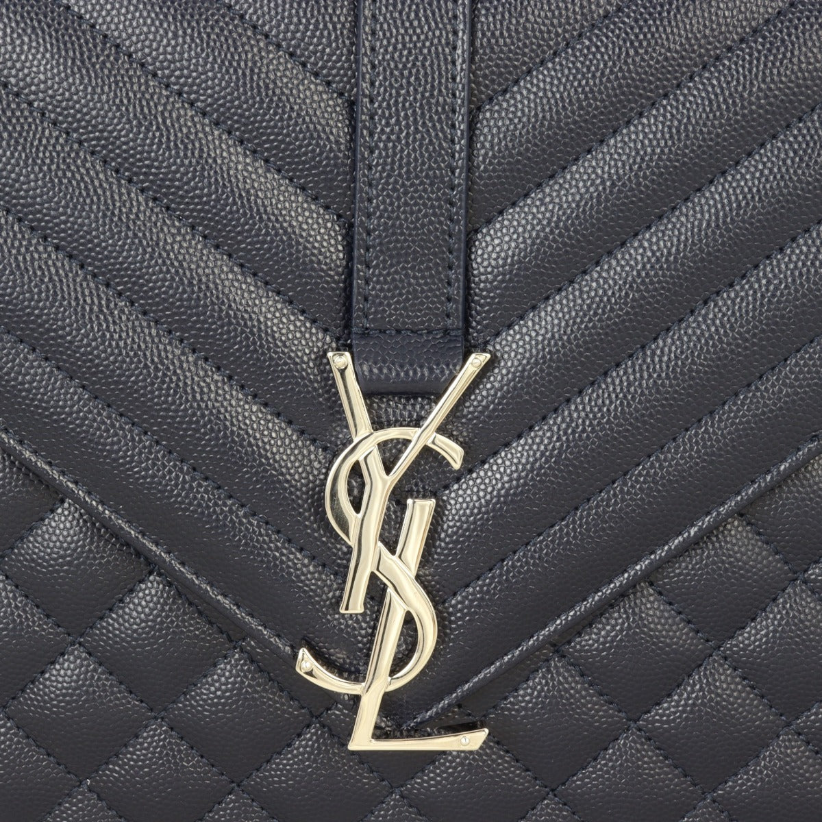 Saint Laurent Monogram Mix Matelasse Envelope Chain Bag Large