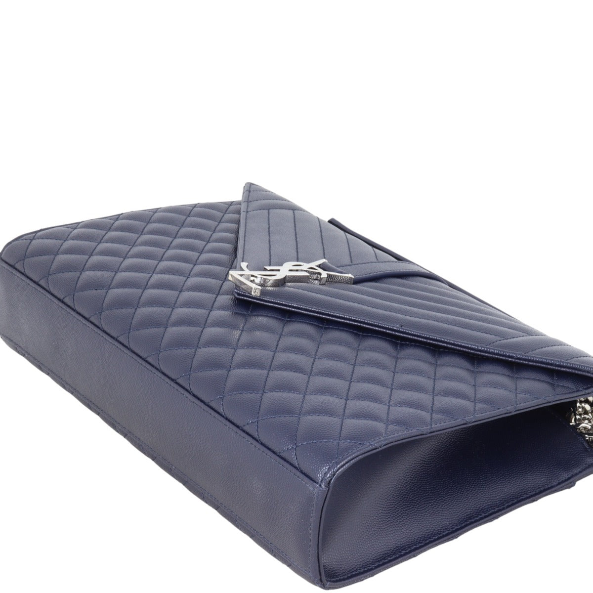 Saint Laurent Monogram Mix Matelasse Envelope Chain Bag Large