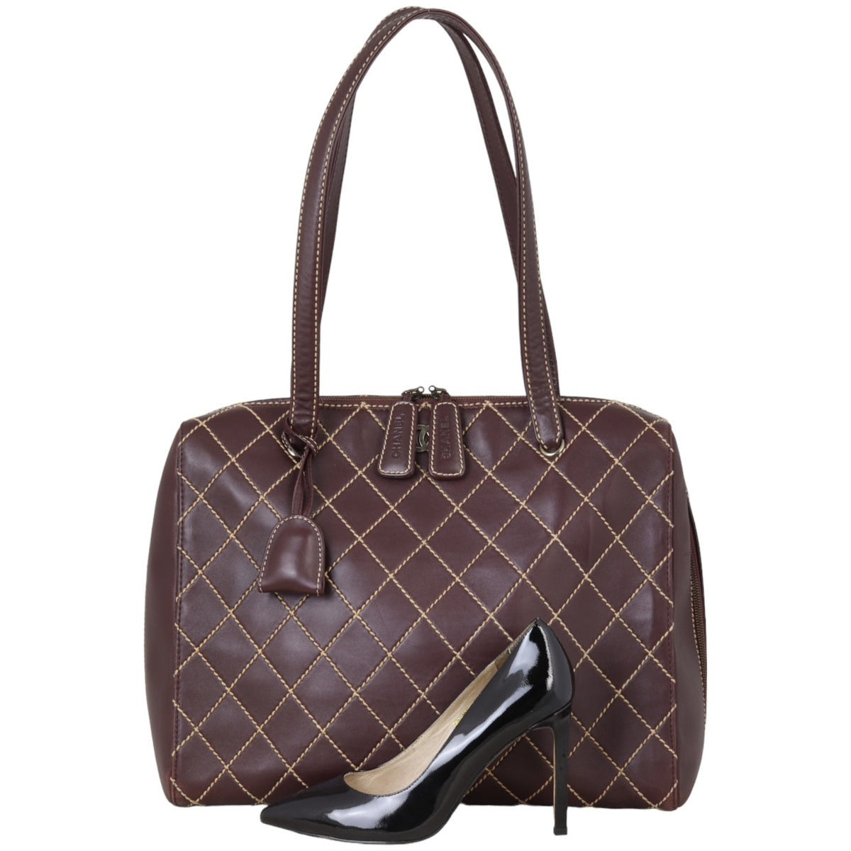 Chanel Surpique Zip Tote Large