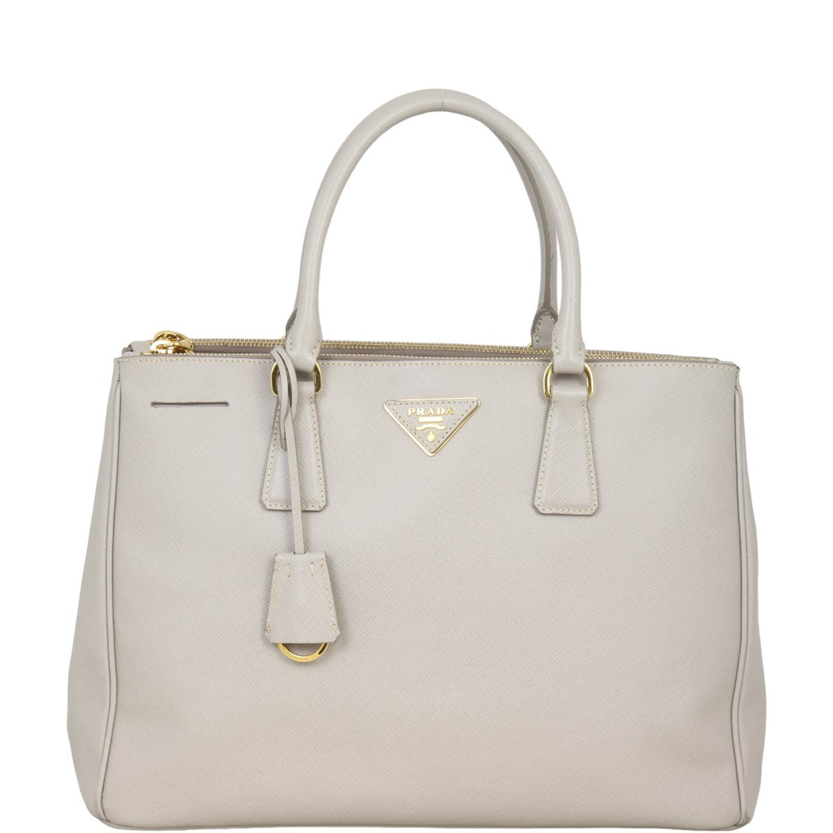 Prada Saffiano Lux Galleria Double Zip Tote Medium