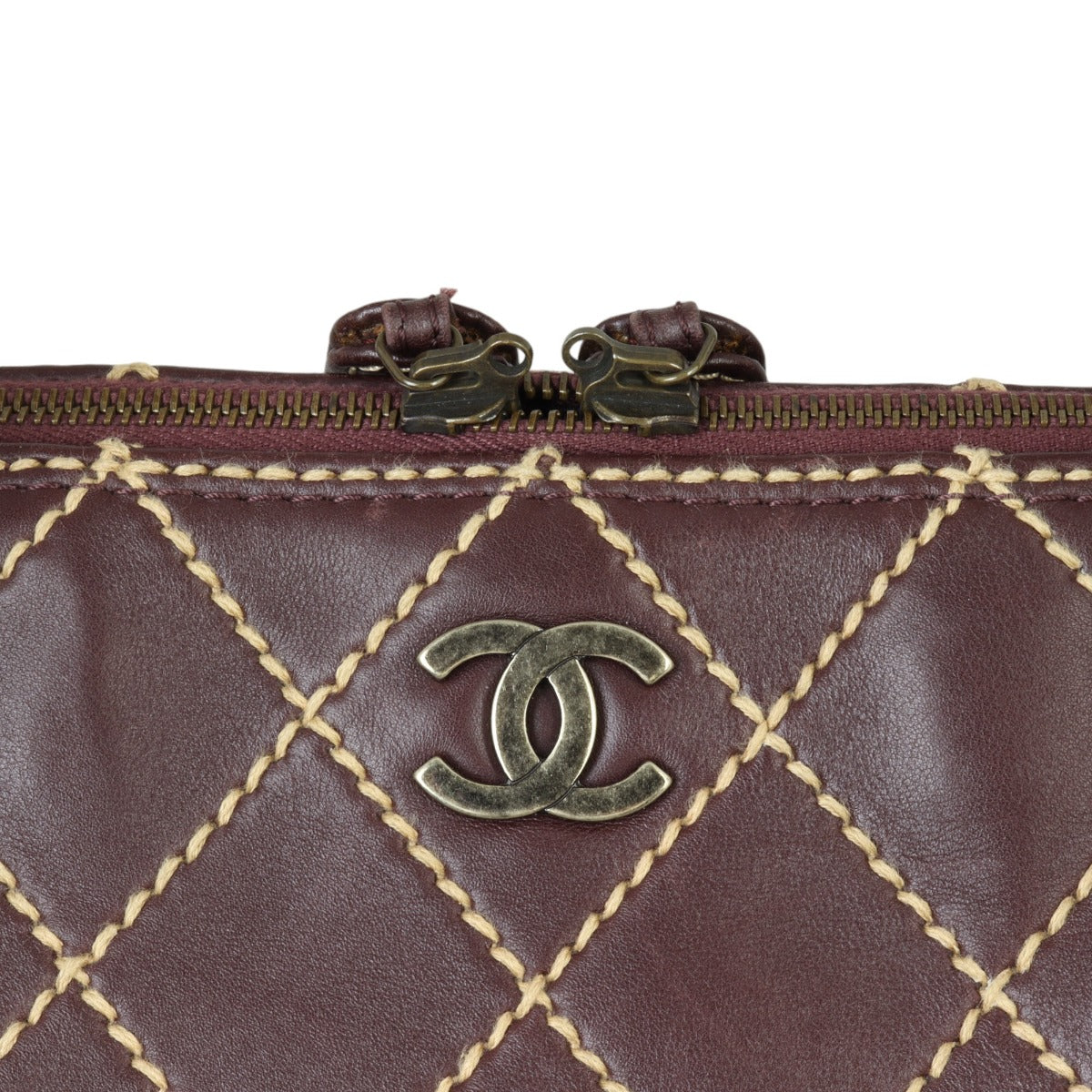 Chanel Surpique Zip Tote Large