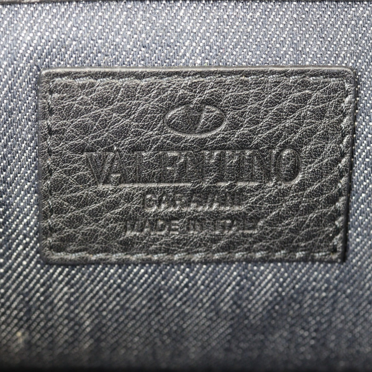 Valentino B-Rockstud Denim Shoulder Bag