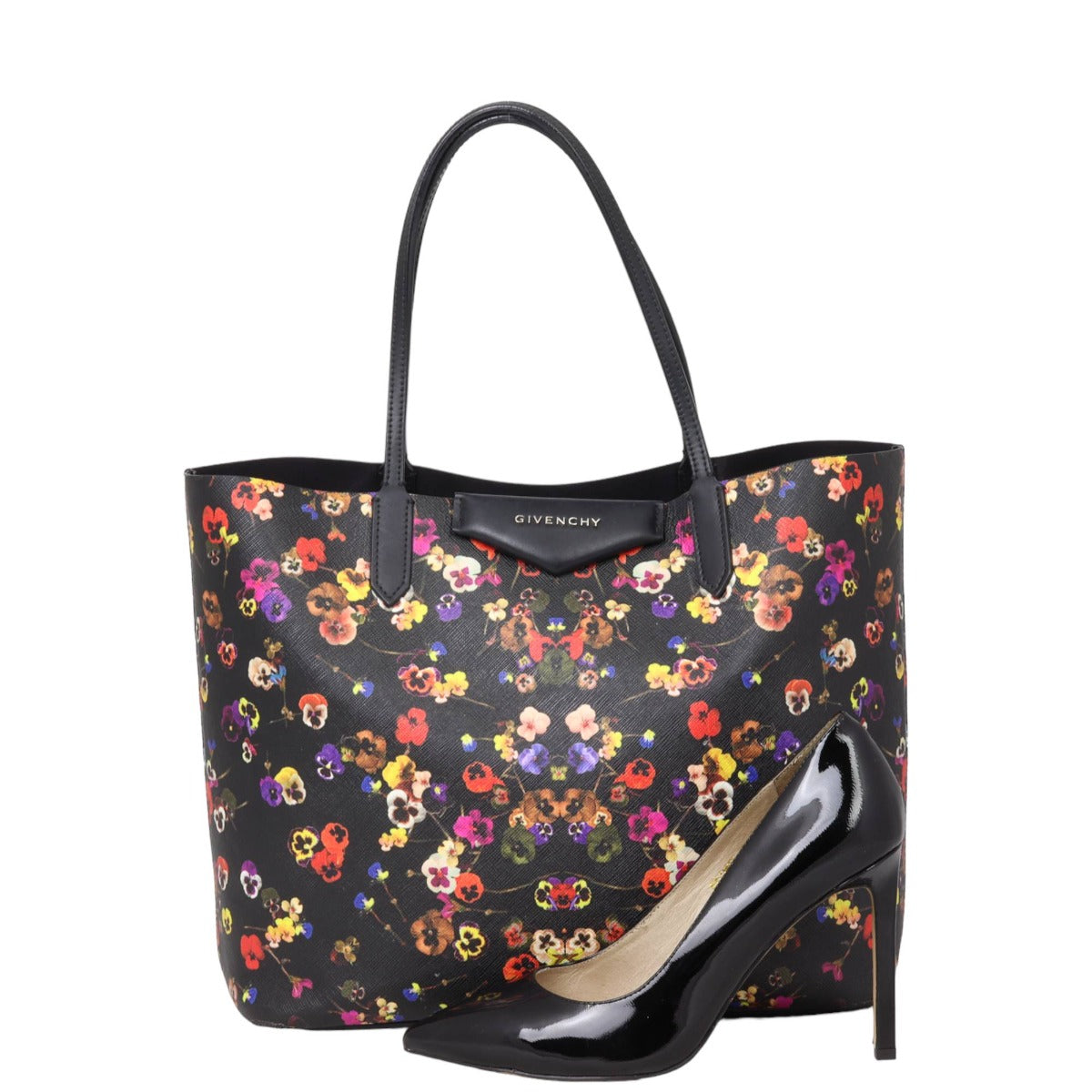Givenchy Night Pansy Antigona Shopping Tote