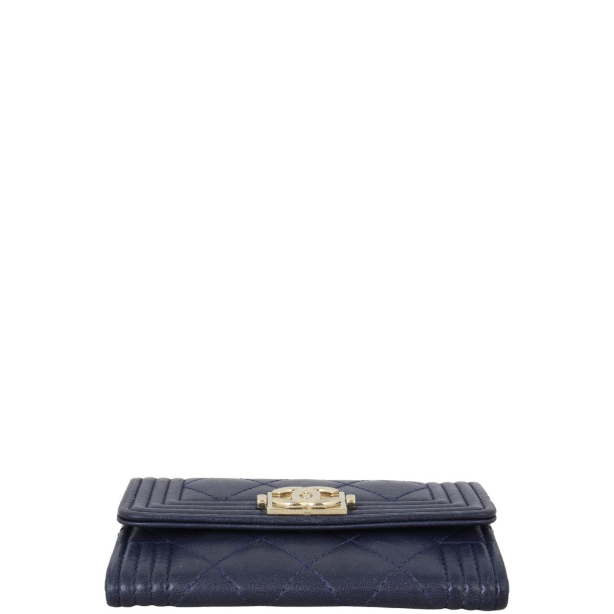 Chanel Boy Flap Card Holder