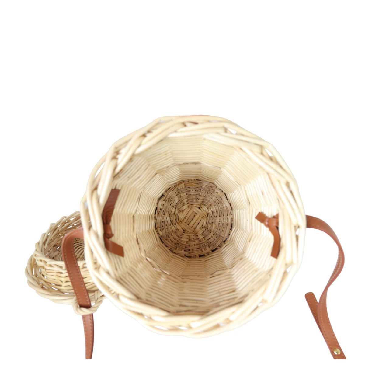 Celine Panier Wicker Bucket Bag