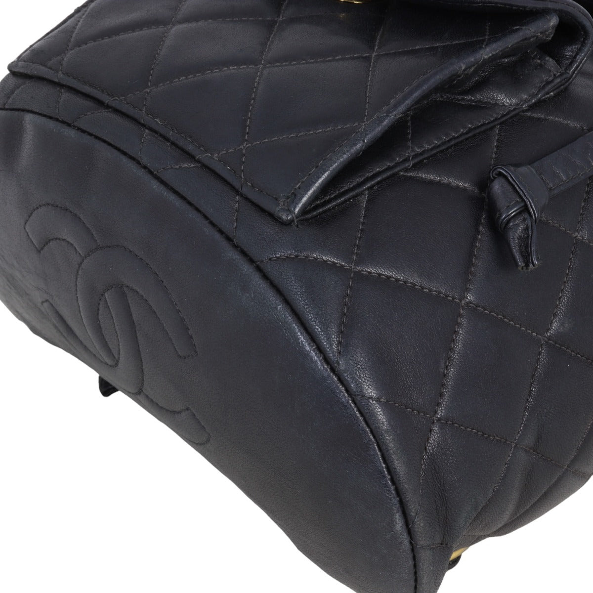 Chanel Duma Quilted Backpack Vintage | Black