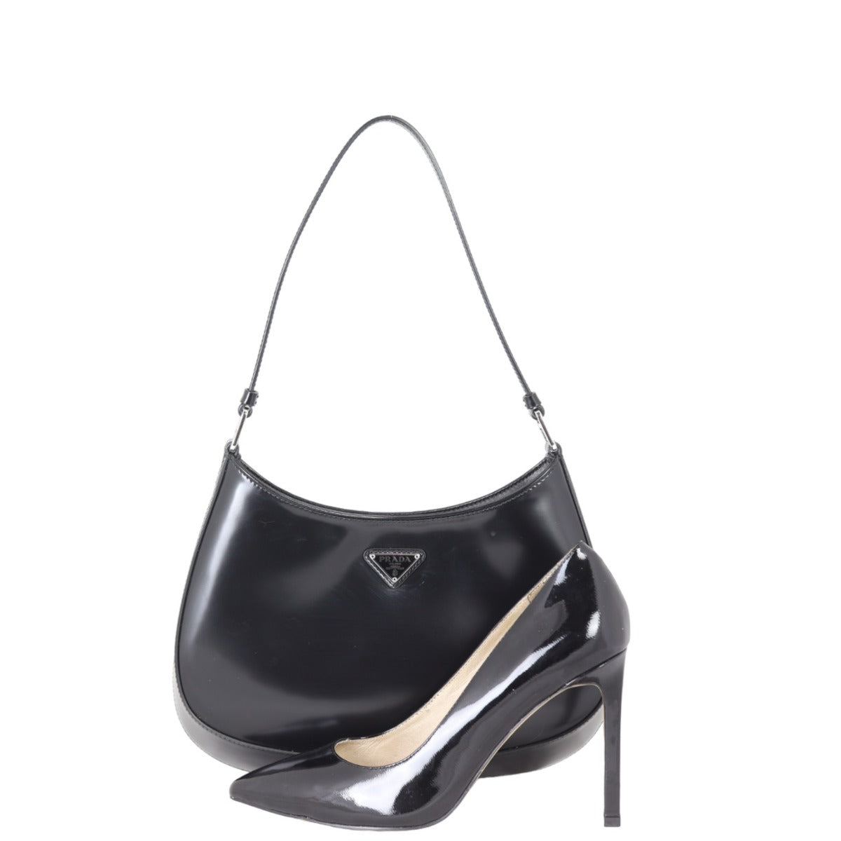 Prada Cleo Shoulder Bag Brushed Leather