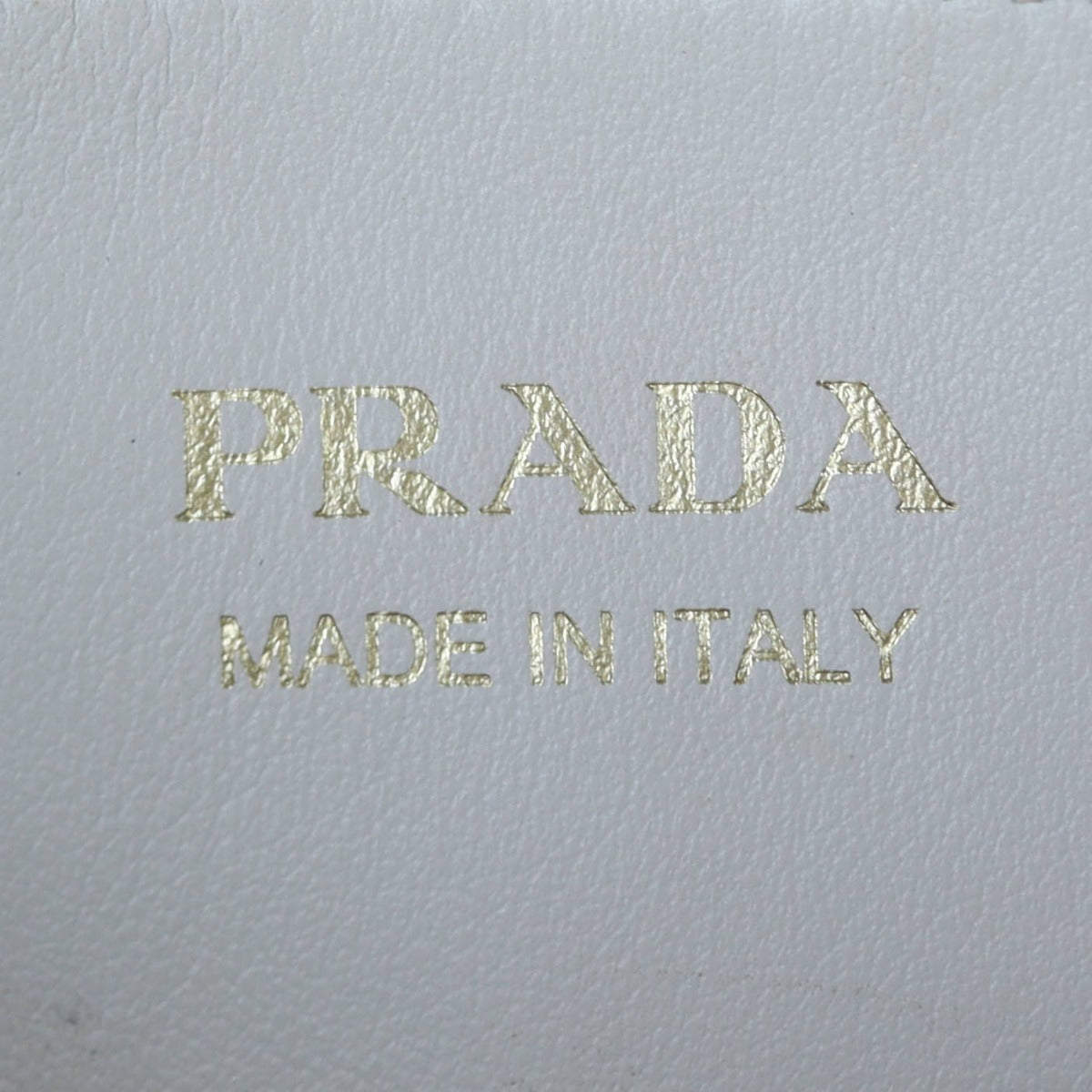 Prada Saffiano Cuir Monogram Small Bag Interior Stamp