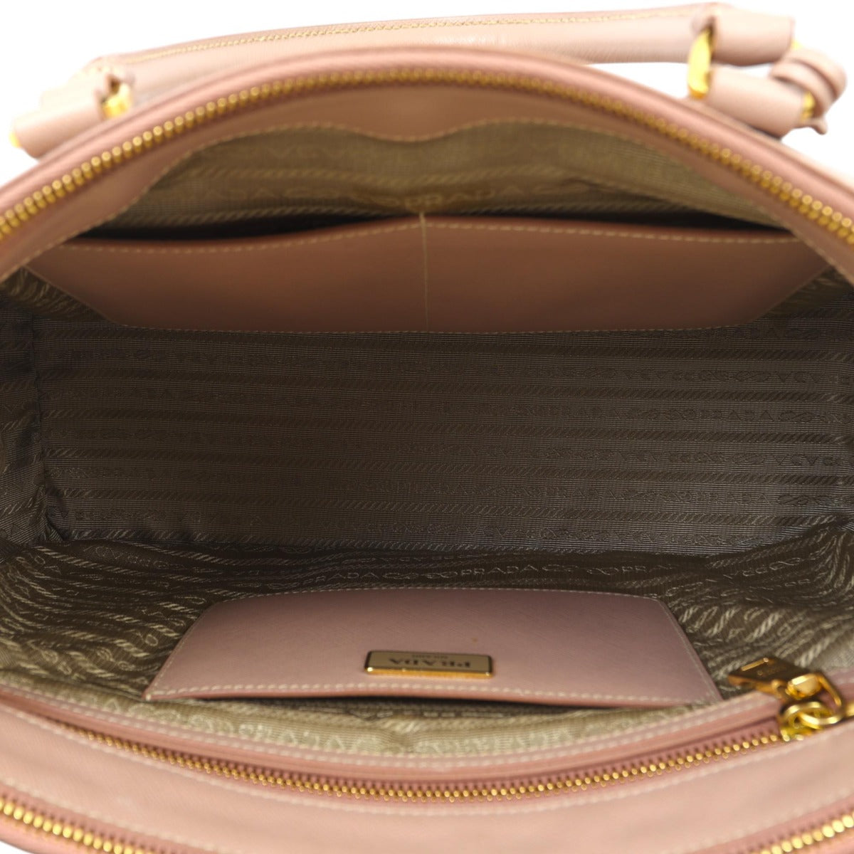 Prada Saffiano Lux Galleria Double Zip Tote Medium
