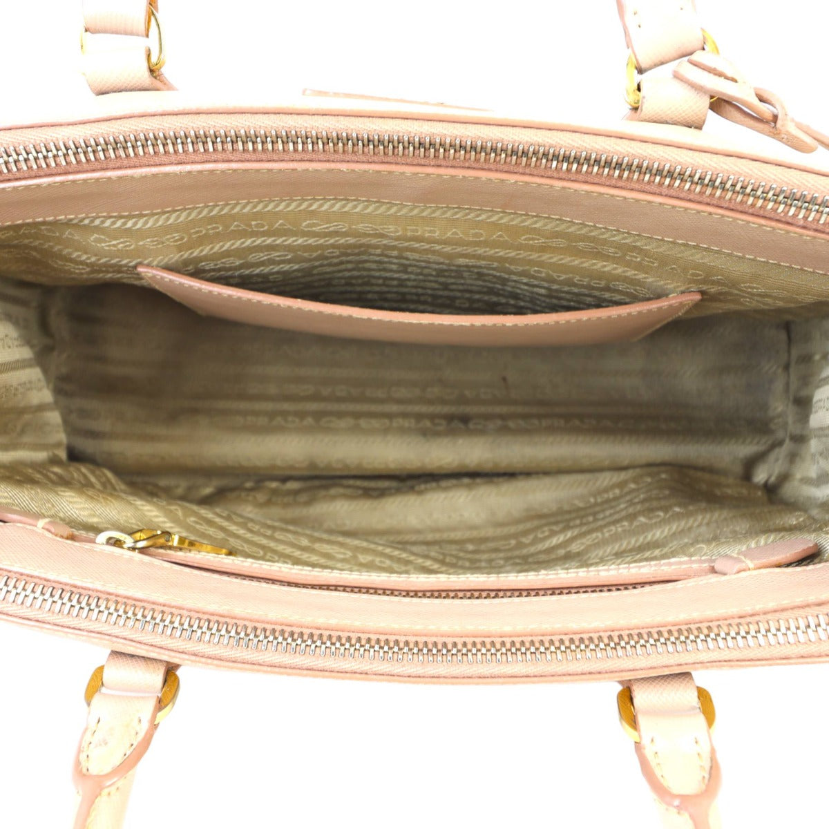 Prada Saffiano Lux Galleria Double Zip Tote Small